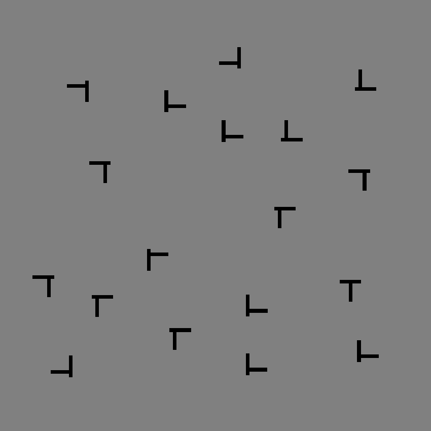 T and L Visual Search